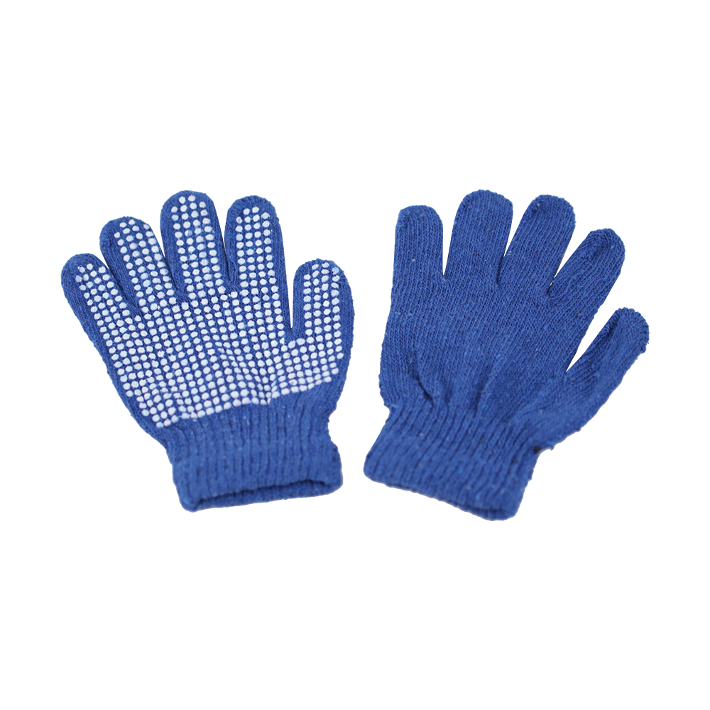 Children's knitted grippy gloves