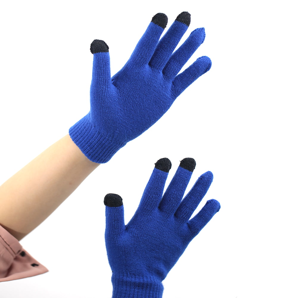 Three touch screen blue