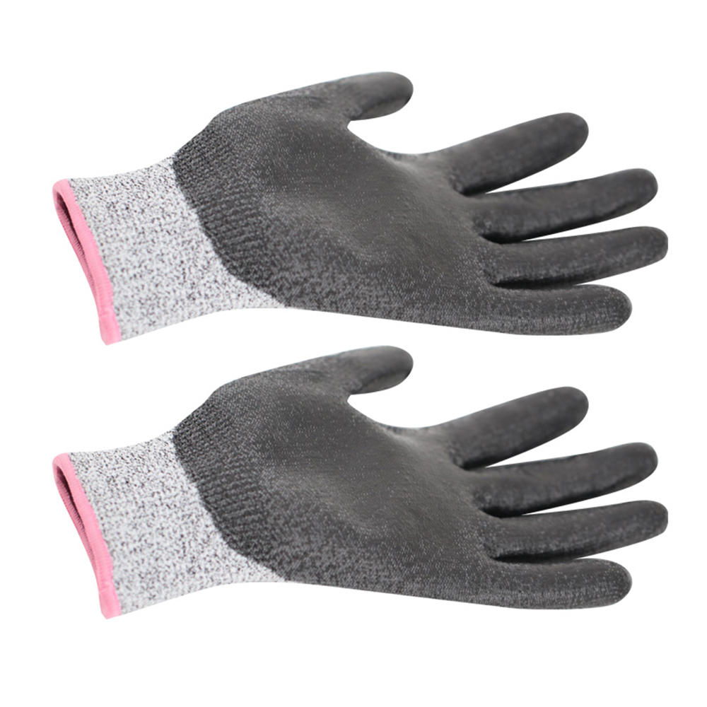 Grade 5 wear-resistant dipped PU cut-resistant gloves