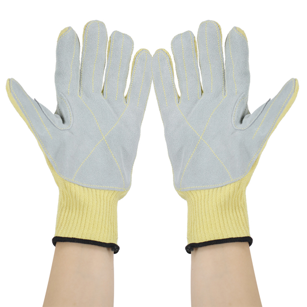 Ramid patch cut resistant gloves