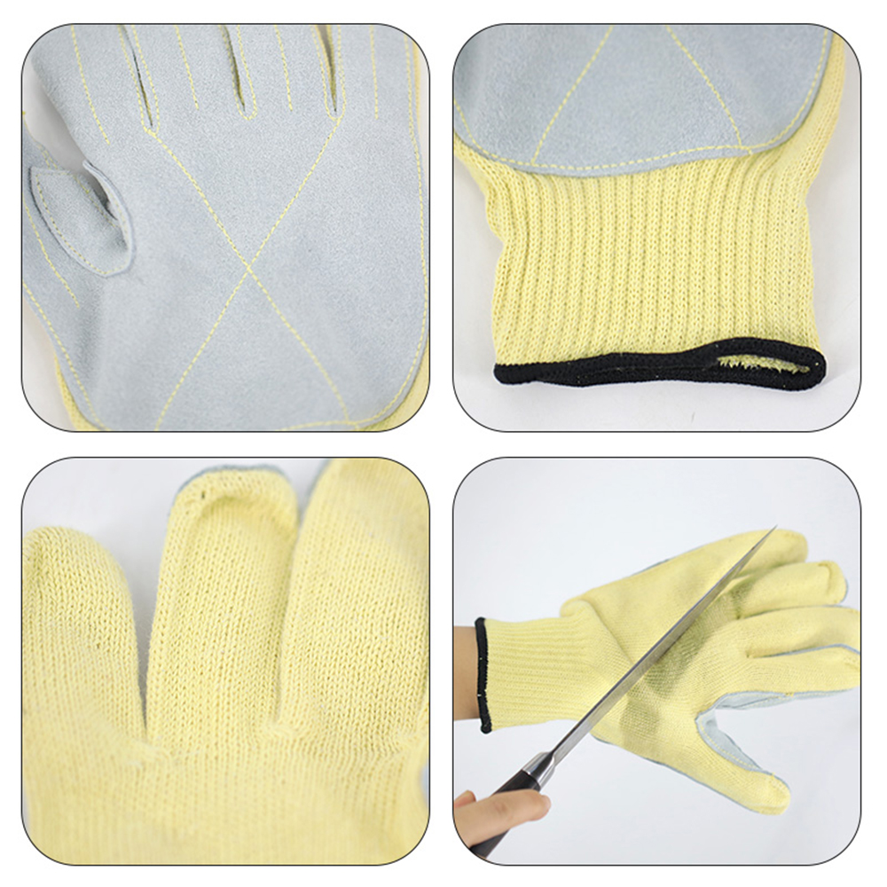 Ramid patch cut resistant gloves
