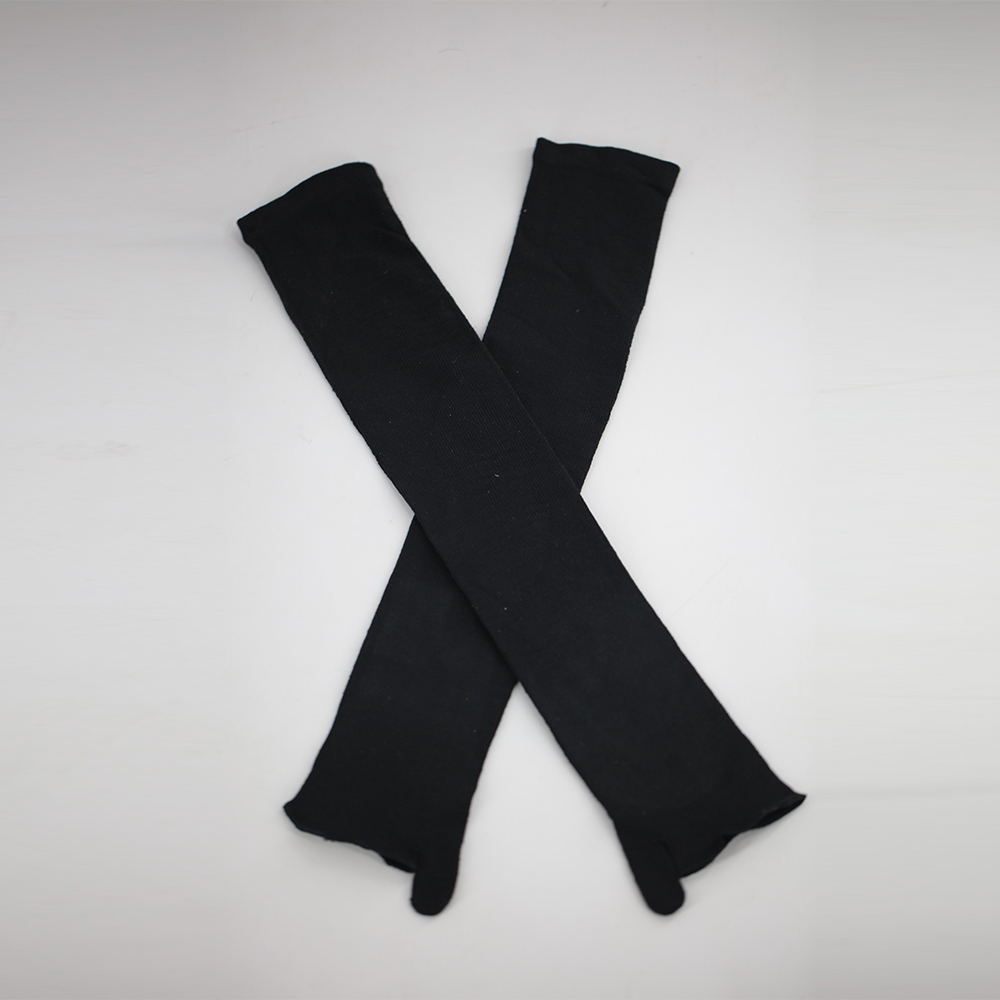 Knitted long arm sleeves