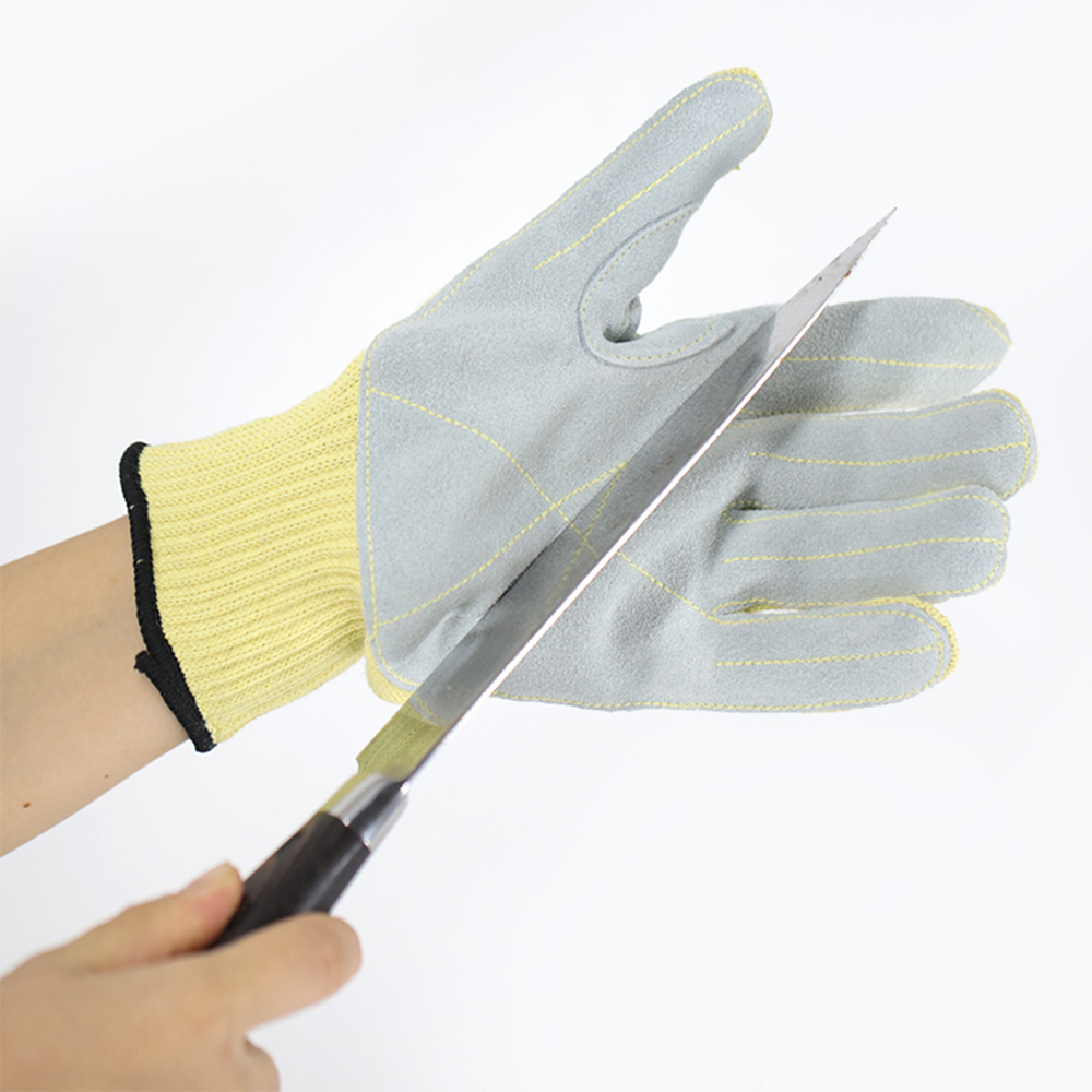 Ramid patch cut resistant gloves