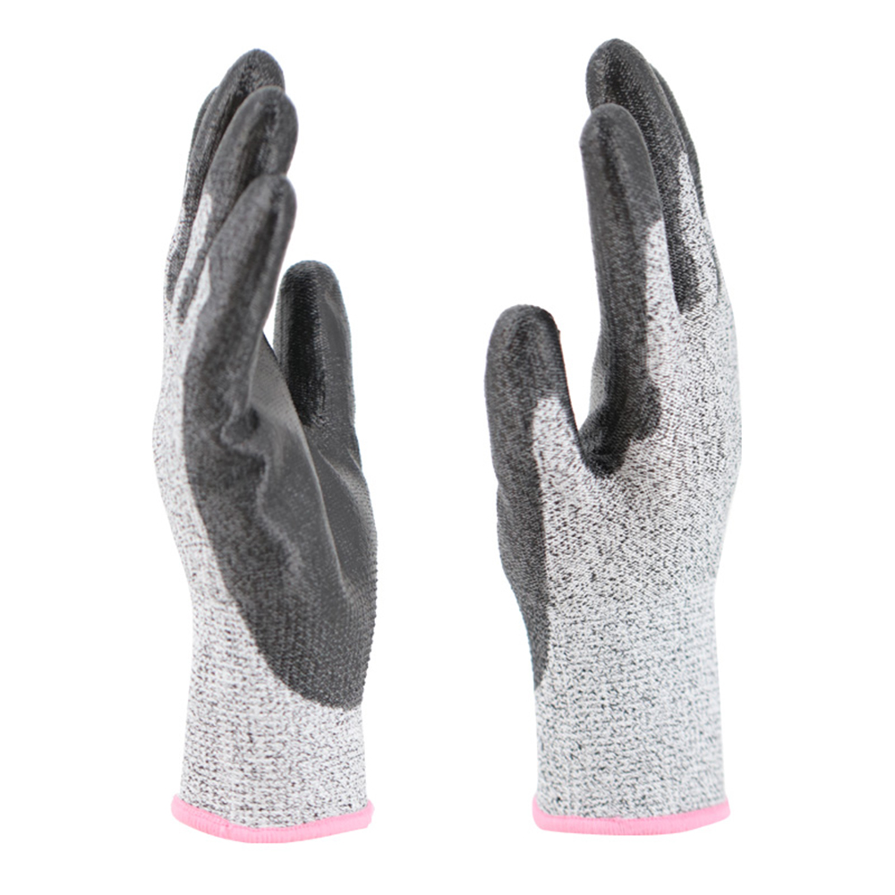 Grade 5 wear-resistant dipped PU cut-resistant gloves