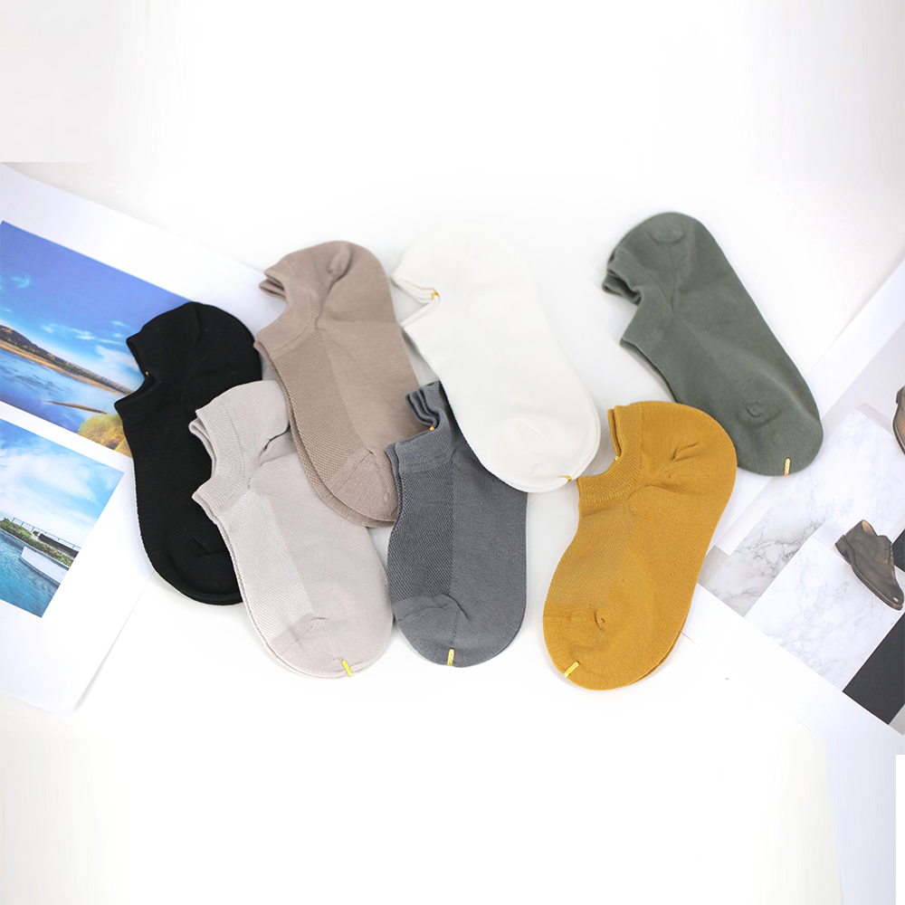 Men's cotton casual boat socks