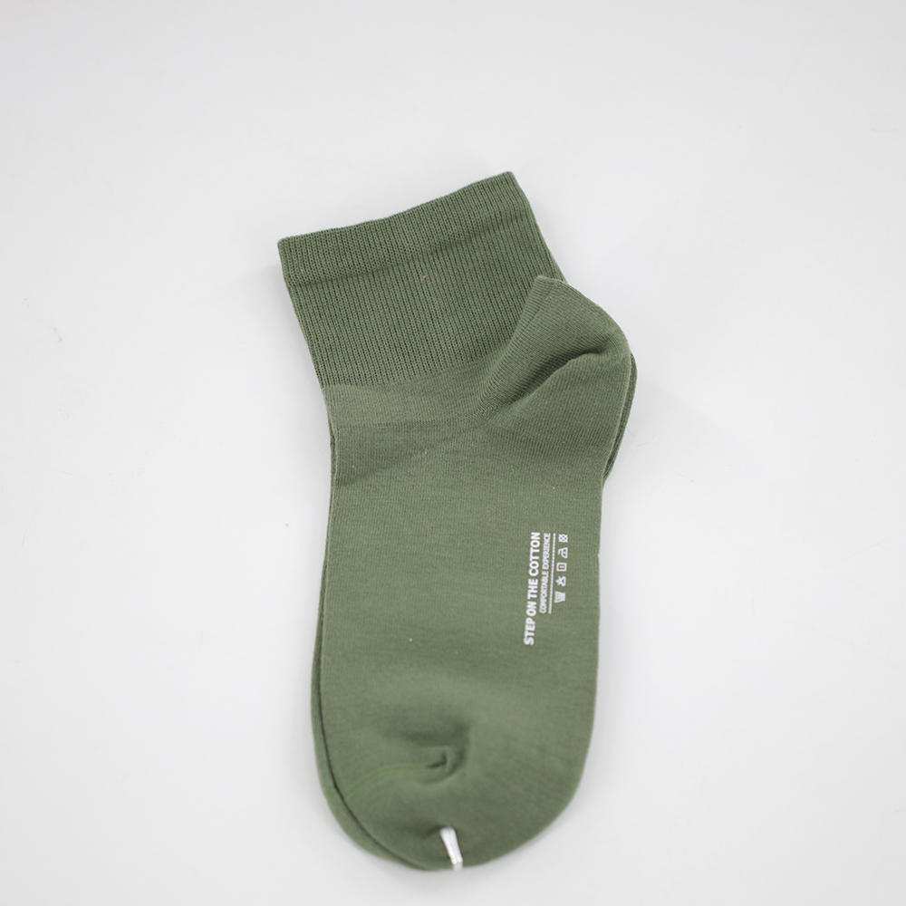 Men's pure cotton mid-tube casual socks
