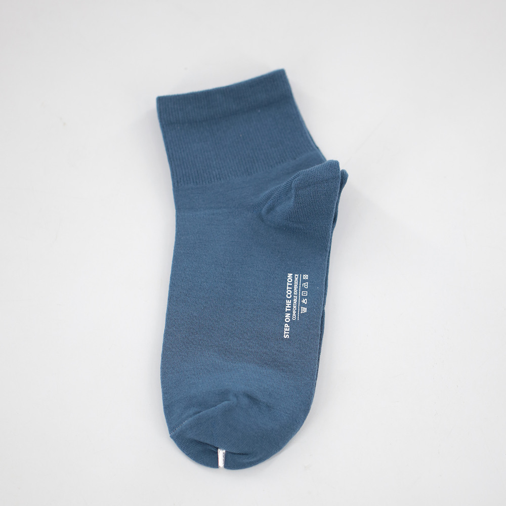 Men's pure cotton mid-tube casual socks