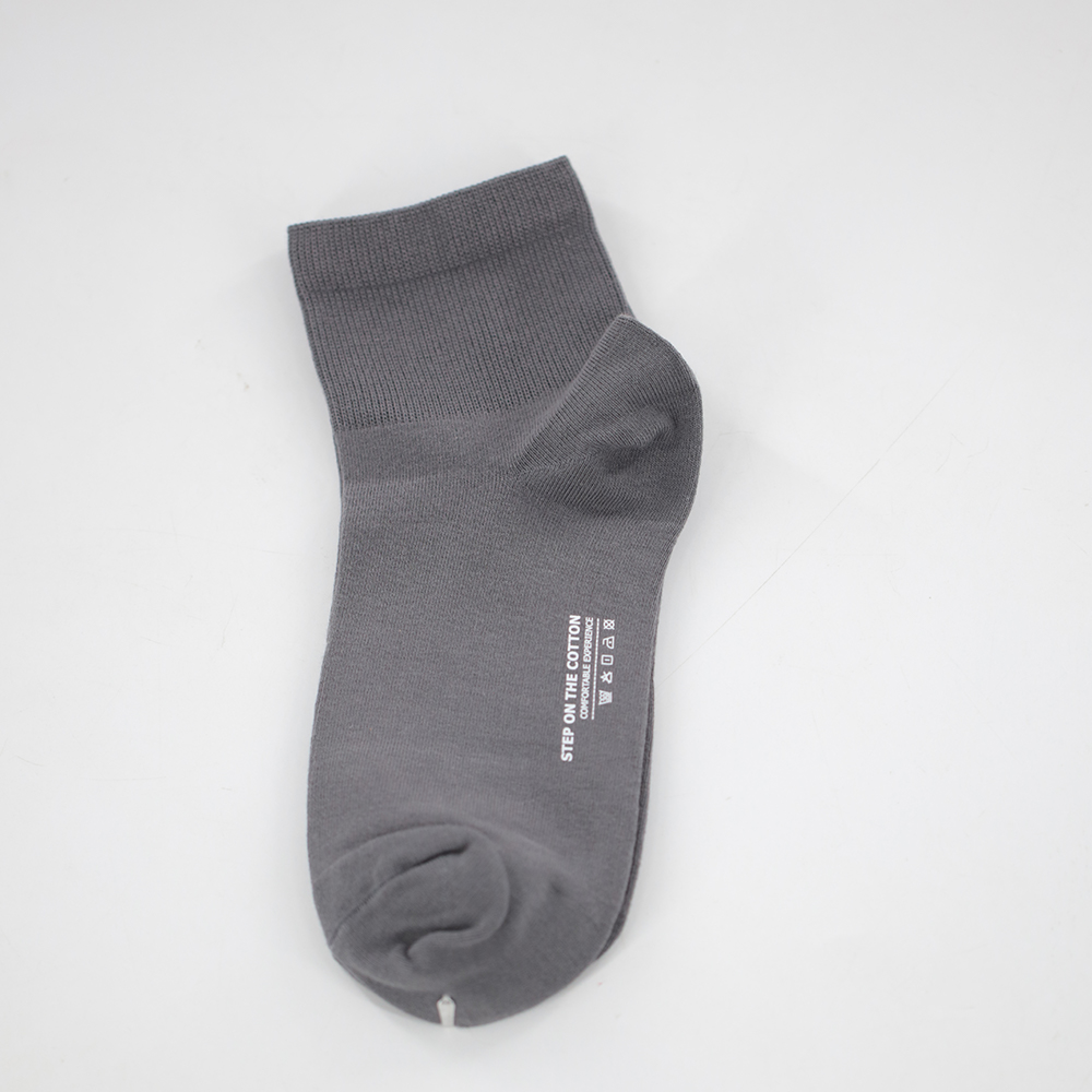 Men's pure cotton mid-tube casual socks