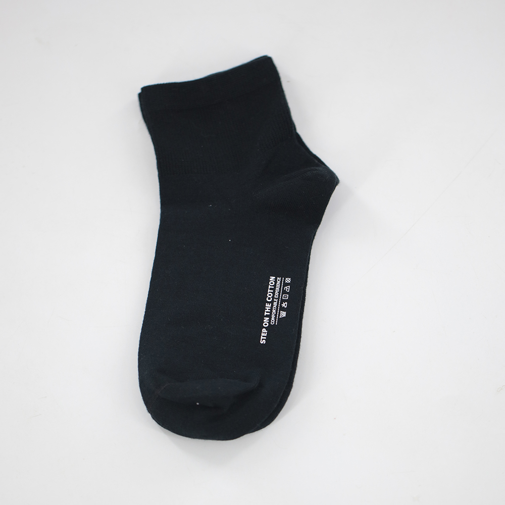 Men's pure cotton mid-tube casual socks