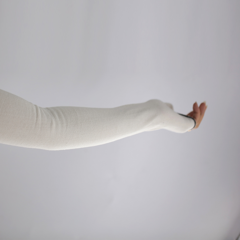 Knitted long arm sleeves