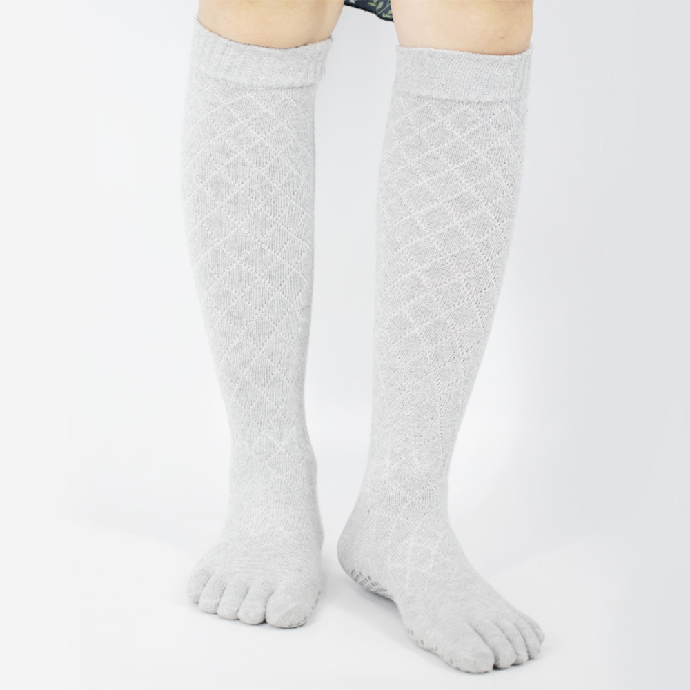 Tall knee yoga socks
