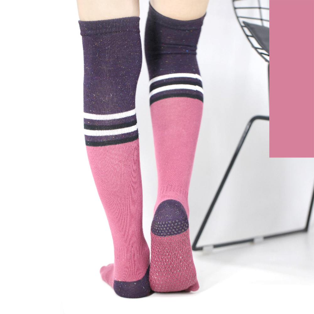 Tall over the knee yoga socks