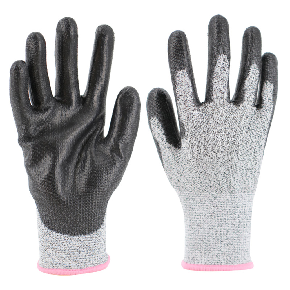 Grade 5 wear-resistant dipped PU cut-resistant gloves