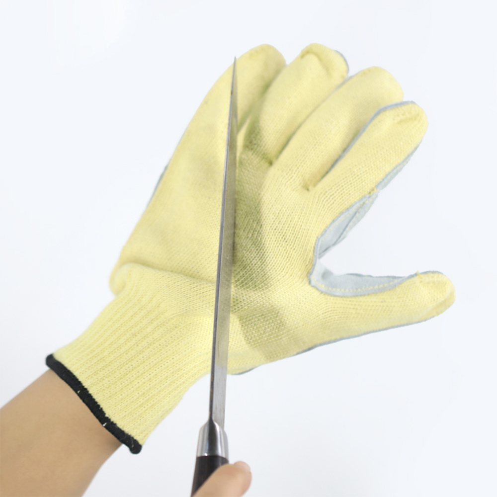 Ramid patch cut resistant gloves