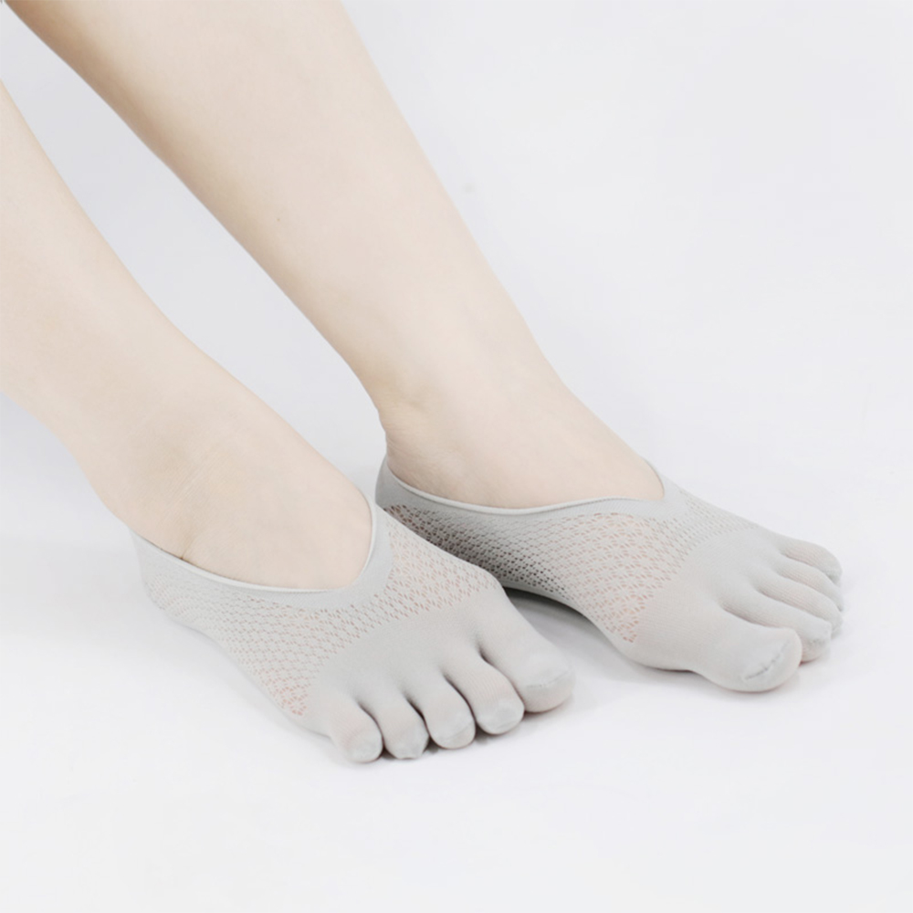 Mesh five-toed boat socks