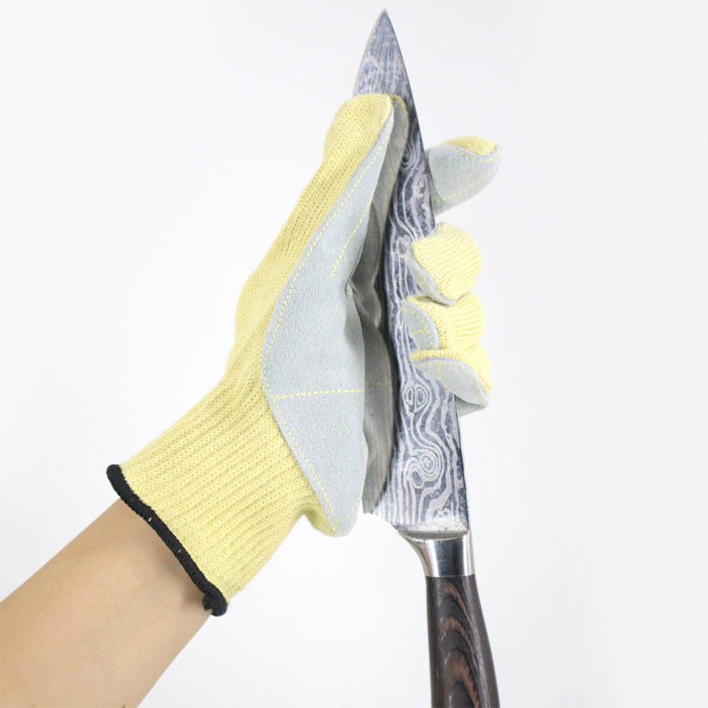 Ramid patch cut resistant gloves