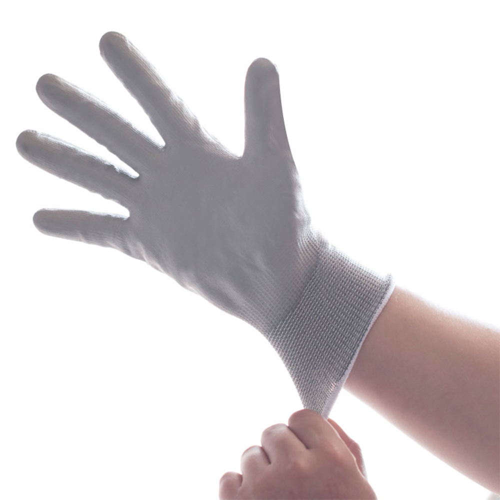 18-Pin A3 dipped PU cut resistant gloves