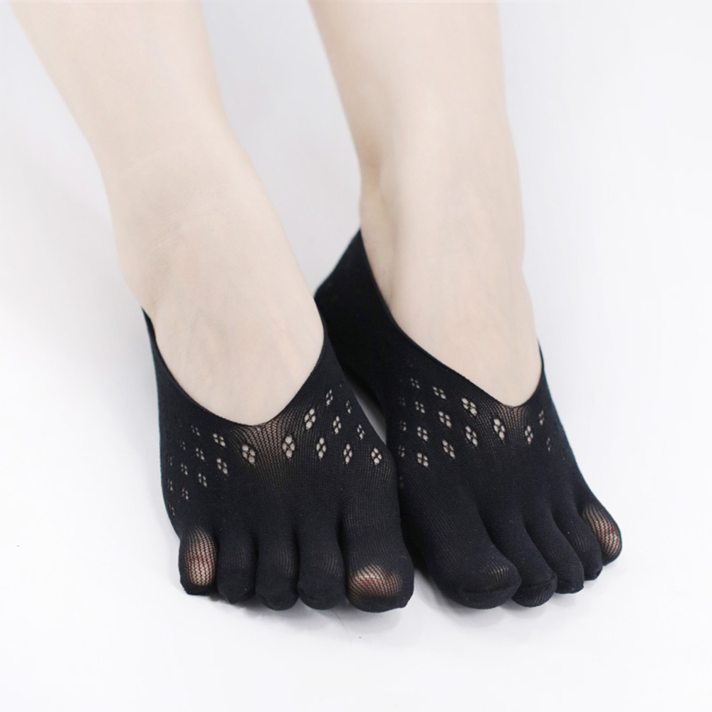 Mesh five-toed boat socks