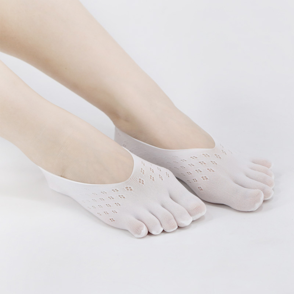 Mesh five-toed boat socks