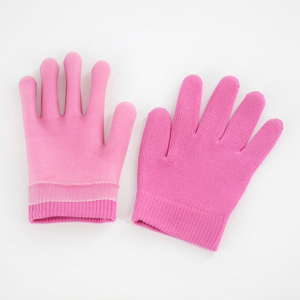 Cotton essential oil gel spa socks and gloves set