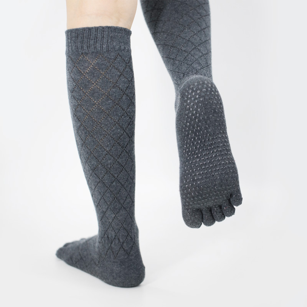 Tall knee yoga socks