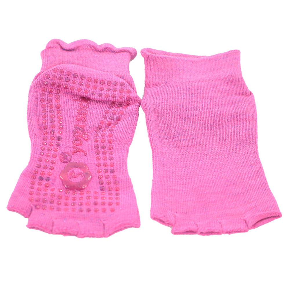 Low rise half toe yoga socks