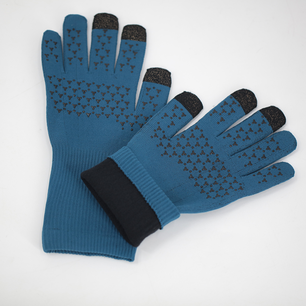 Touchscreen waterproof thermal snow knitting gloves