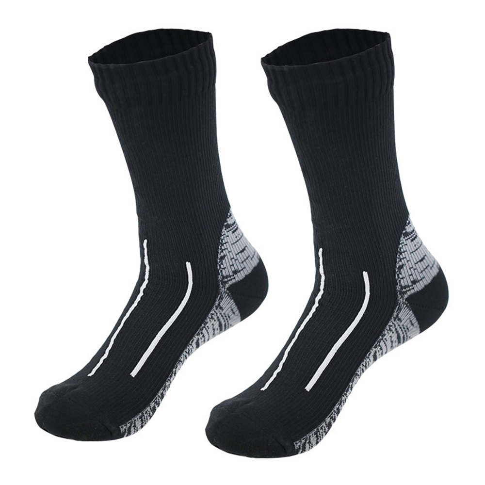 Adult non-dispensing padded waterproof cotton socks