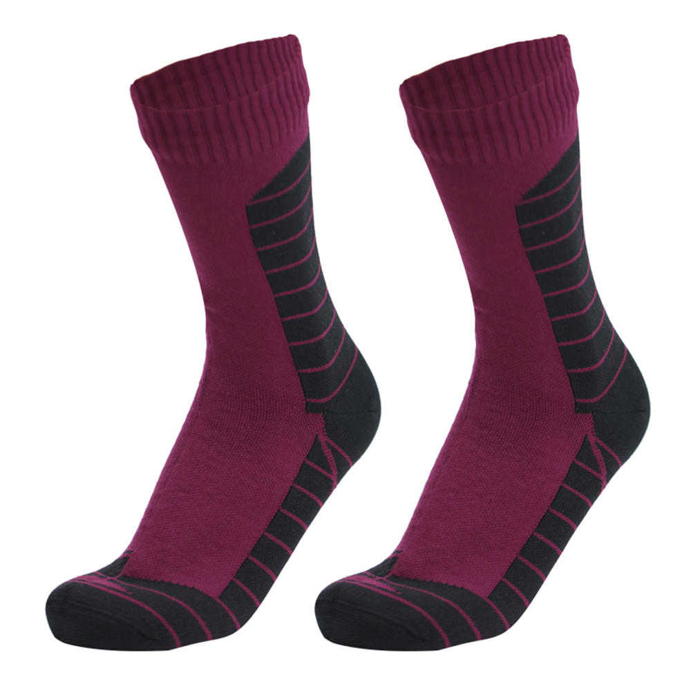 Adult non-dispensing waterproof knitted socks