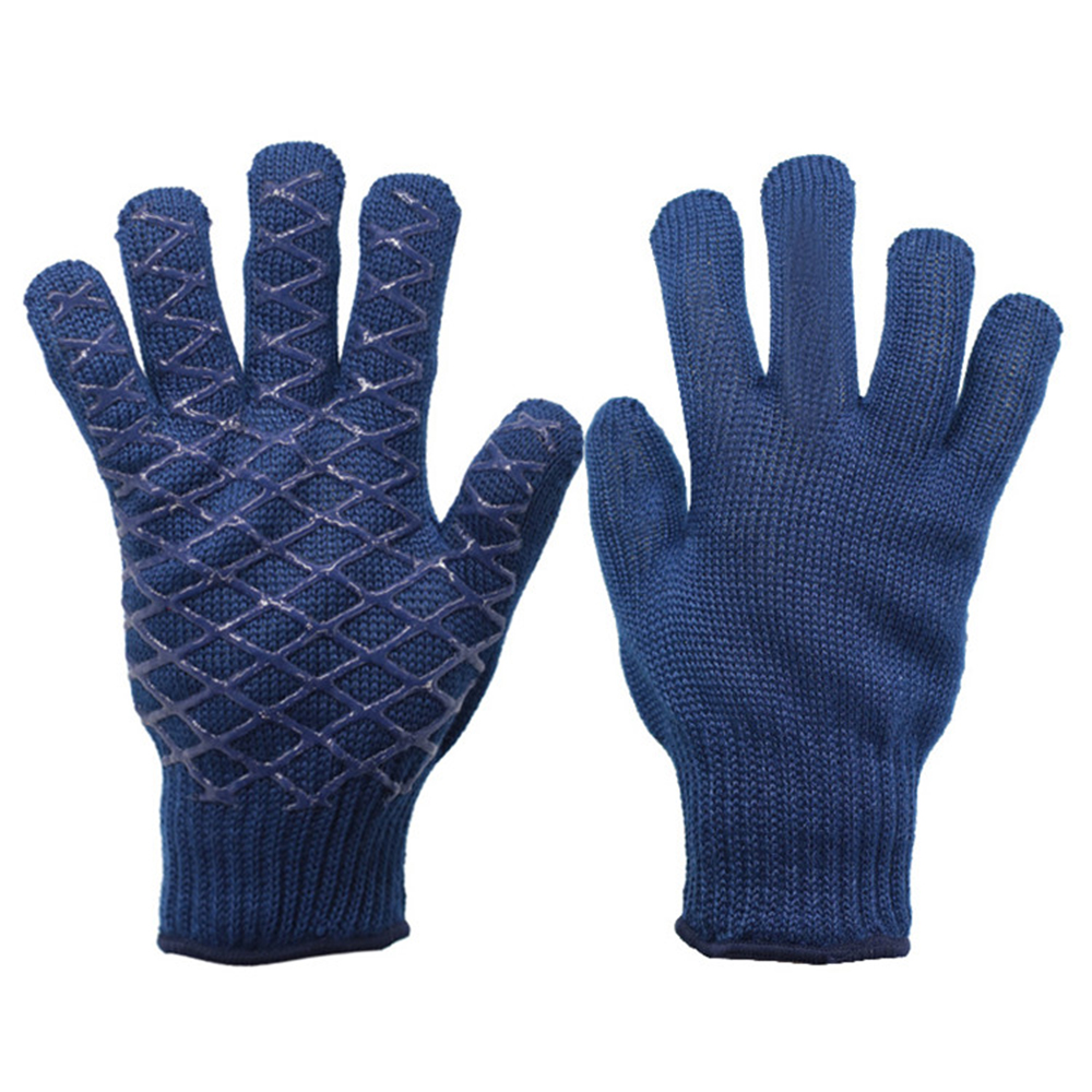 Double-sided dispensing aramid high temperature resistant gloves